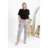 Akbeniz Kadın Pamuklu Büyük Beden Alt Pijama Gri 27557