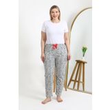 Akbeniz Kadın Pamuklu Büyük Beden Alt Pijama Gri 27558