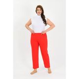 Akbeniz Kadın Pamuklu Büyük Beden Alt Pijama Kırmızı 27560