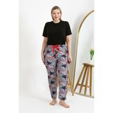 Akbeniz Kadın Pamuklu Büyük Beden Alt Pijama Somon 27557