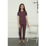 Akbeniz Kız Çocuk Penye Pijama Takım 20399