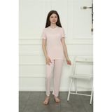 Akbeniz Kız Çocuk Penye Pijama Takım 20400 - Pembe - 7 - 8 Yaş