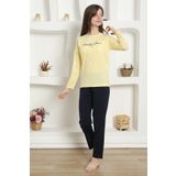 Akbeniz Kız Çocuk Penye Pijama Takım 20422