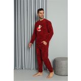 Akbeniz Welsoft Erkek Polar Sevgili Kombini Pijama Takımı Tek Takım Fiyatıdır 50124