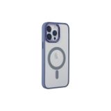 Akbix Accessory İphone 15 Pro Max Uyumlu Kamera Korumalı Magsafe Şeffaf Kılıf Buz Mavisi