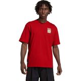 AKC7914 Adidas Flag Gfx Ss T Erkek T-Shirt Kırmızı - XL