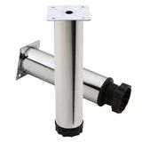 Akça Ayarlanabilir Mobilya Kanepe Koltuk Baza Yükseltme Yükseltici Ayağı Metal Ayakları 20 Cm Krom