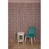 Akça Tekstil 300 x 260 cm Sultan 2 Pudra Tek Kanat Hazır Dikilmiş Pileli Fon Perde