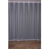 Akça Tekstil 300x260 cm Kırık Beyaz Kuş Model Tek Kanat Dikilmiş Pileli Fon Perde