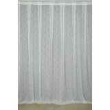 Akça Tekstil 300x260 cm Kırık Beyaz Mikro Model Tek Kanat Hazır Dikilmiş Pileli Fon Perde
