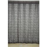 Akça Tekstil 300x260 cm Koyu Vizon Sultan 2 Tek Kanat Hazır Dikilmiş Pileli Fon Perde