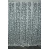 Akça Tekstil 300x260 cm Krem Mermer Model Tek Kanat Dikilmiş Pileli Fon Perde