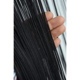 Akça Tekstil İP PERDE İNCE ZİNCİR ANTRASİT RENK 300 x 280 CM