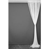 Akça Tekstil İP PERDE İNCE ZİNCİR BEYAZ RENK 300 x 280 CM