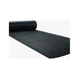 Akçadırcı Plastik Oluklu Yivli Pvc Tabanlı Lastik Yolluk Paspas - 80 x 300 cm - Siyah