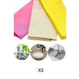 AKCAKESE Mikrofiber Temizlik Bezi - 2 Adet Genel Temizlik Bezi- Cam Ve Mutfak Silme Bezi - Mikro Fiber Bez