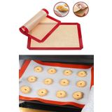 AKCAKESE Silikon Yanmaz Yapışmaz Pişirme Matı 40*30 Cm Kendinden Yağlı Fırın Kağıdı Hamur Açma Matı