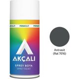 Akçalı 400 ml Antrasit (Ral 7016) Sprey Boya Kolay Uygulama ve Uzun Ömürlü Koruma - ANTRASİT R 7016