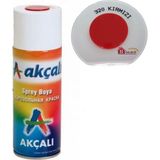 Akçalı 400 ml Kırmızı Sprey Boya 320 İç ve Dış Mekan Kullanımı için Uzun Ömürlü