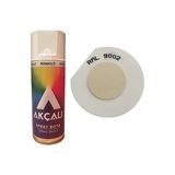 Akçalı 9002 400 ml Gri Beyaz Ral Sprey Boya - Çok Renkli