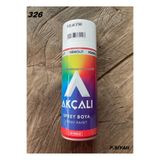 Akçalı AKÇALI PARLAK SİYAH ÜSTÜN KALİTE TAMPON BOYASI SİYAH SPREY BOYA 400ML526