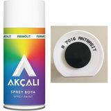 Akçalı Antrasit RAL-7016 Sprey Boya 400 ml Hızlı Kuruyan ve Parlak Görünümlü Metalik Boya