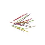 Akçay Aksesuar 10 ADET 9 CM RENKLİ PLASTIK YÜN İĞNESİ