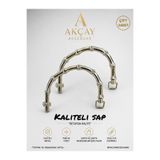 Akçay Aksesuar Kaliteli Çanta Sapı Parlak Çift
