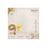 Akçay Aksesuar Plastik Çanta Kanvas Seti