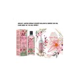 AKÇAY Japon Kiraz Çiçeği Sakura Kolonya Seti 250 ml Cam Şişe Ve 150 ml Sprey