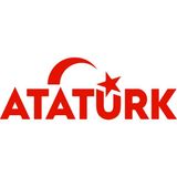 Akçay Sticker Atatürk Ay Yıldız Sticker Atatürk Sticker Oto Sticker Arma Sticker - 15cm x 5cm - Kırmızı