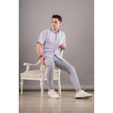 Akçaylar Bican Klasik Kesim Cepli Ekose Desen Pamuklu Erkek Gömlek - 2XL - Mor