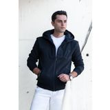 Akçaylar Regular Fit Kapşüsonlu Fermuarlı 3 İplikli Erkek Sweatshirt