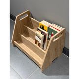 Akçehome Montessori 3 Raflı Mdf Çok Kullanışlı Kitaplık - Ahşap