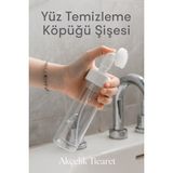 Akçelikticaret - Yüz Masaj Aleti - Yüz Temizleme Köpüğü Şişesi - Beyaz