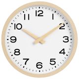 AKCISOT Duvar Saati, Boho Mutfak 10 İnç Duvar Saatleri Pille Çalışan Tik Tutmaz, Sessiz Modern Saat Yatak Odası, Ofis, Banyo, Oturma Odası, Ev için Dekoratif (Ahşap Tahıl)