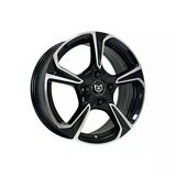 AKD-A2209-01 16 Inç 4X108 Fiesta C3 Uyumlu ET38 65.1 Black 16 Inç Jant Takımı (4 Adet)