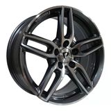 AKD-A5434-01-1 8.0x18" 5x112 ET45 66.56 Gun Machined 18 İnç Jant Takımı (4 Adet)