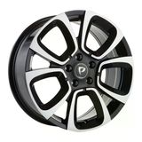 AKD-A5850-01 7.0x17" 4x108 ET25 65.1 Black Machined 17 İnç Jant Takımı (4 Adet)