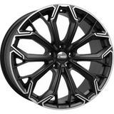 AKD-AKX-1017-13 17 Inç 4X100 Clio Megane Corsa Captur Uyumlu ET35 67.1 Gun Metal 17 Inç Jant Takımı (4 Adet)