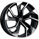 AKD-AKX-720-02 16 Inç 4X100 Clio Symbol Megane Sandero Uyumlu ET40 60.1 Black 16 Inç Jant Takımı (4 Adet)