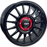 AKD-DX10339-01 17 Inç 4X100 Clio Megane Corsa Captur Uyumlu ET35 67.1 Black 17 Inç Jant Takımı (4 Adet)