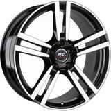AKD-DX204-01 18 Inç 5X112 Mercedes E Passat Audi A4 Uyumlu ET40 66.6 Black Finished 18 Inç Jant Takımı (4 Adet)