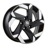 AKD-G393-01 7.5x17" 4x100 ET35 67.1 Black Lip Polished 17 İnç Jant Takımı (4 Adet)