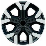 AKD-G514-02 6.5x16" 4x100 ET35 67.1 Black 16 İnç Jant Takımı (4 Adet)
