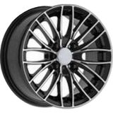 AKD-GX02S5004-04-2 17 Inç 4X100 ET20 67.1 Anthracite Gilded Diamond (Arka) 17 Inç Jant Takımı (4 Adet)