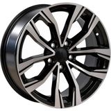 AKD-GX175-01 17 Inç 4X100 Clio Megane Corsa Captur Uyumlu ET35 67.1 Black Finished 17 Inç Jant Takımı (4 Adet)