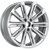 AKD-GX361-01 17 Inç 4X100 Clio Megane Corsa Captur Uyumlu ET35 67.1 Silver Cappadocia 17 Inç Jant Takımı (4 Adet)