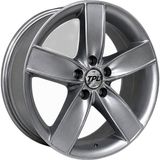 AKD-GX364-04 18 Inç 5X112 Passat Mercedes C Audi A3 A4 Uyumlu ET42 67.1 Silver Cappadocia 18 Inç Jant Takımı (4 Adet)