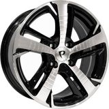 AKD-GX364-07 18 Inç 4X100 Captur Uyumlu ET42 67.1 Matt Black Cappadocia 18 Inç Jant Takımı (4 Adet)